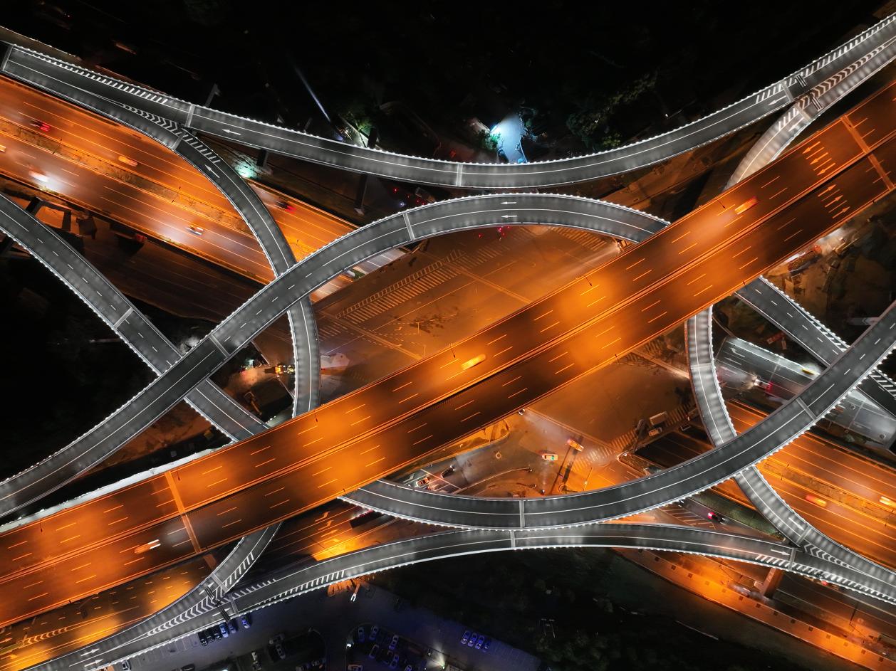 安徽路橋宿松路快速化改造工程6標。安徽建工集團供圖