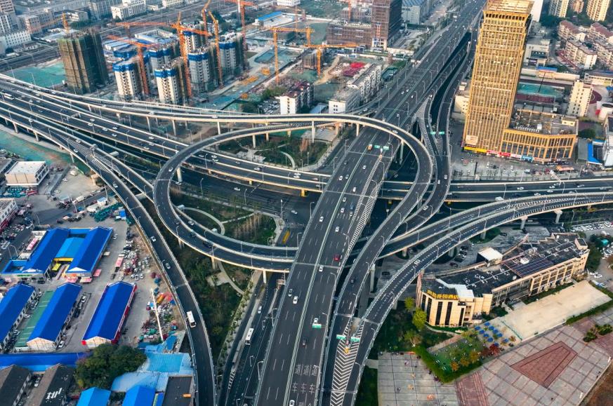 安徽建工承建的合肥市銅陵路高架。安徽建工集團(tuán)供圖