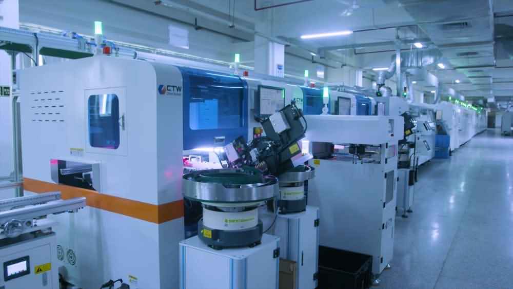 東莞華興電器生產(chǎn)線